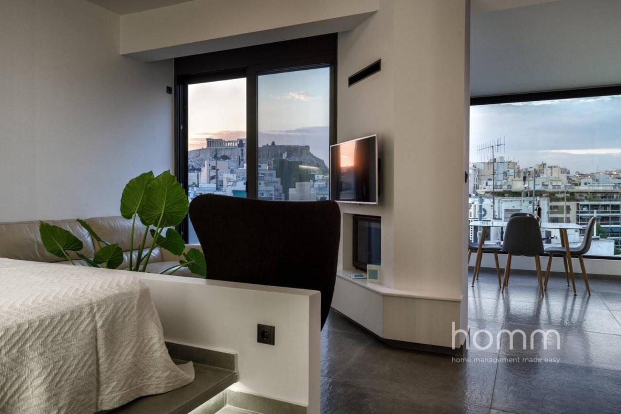 59M² Homm Loft- Penthouse With Acropolis View,2Ppl Atenas Exterior foto