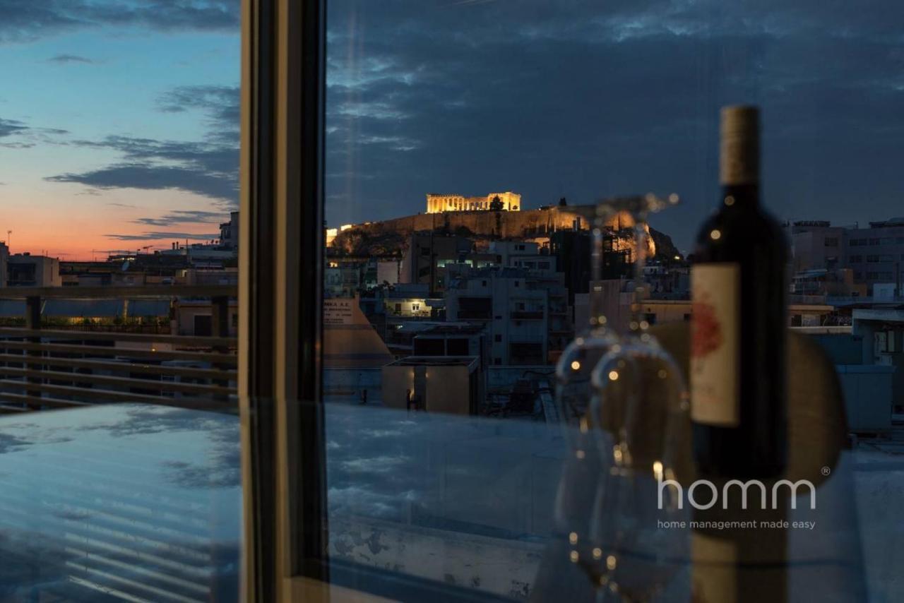 59M² Homm Loft- Penthouse With Acropolis View,2Ppl Atenas Exterior foto